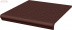 Клинкерная плитка Ceramika Paradyz Natural brown Duro ступень (30x33) с капиносом